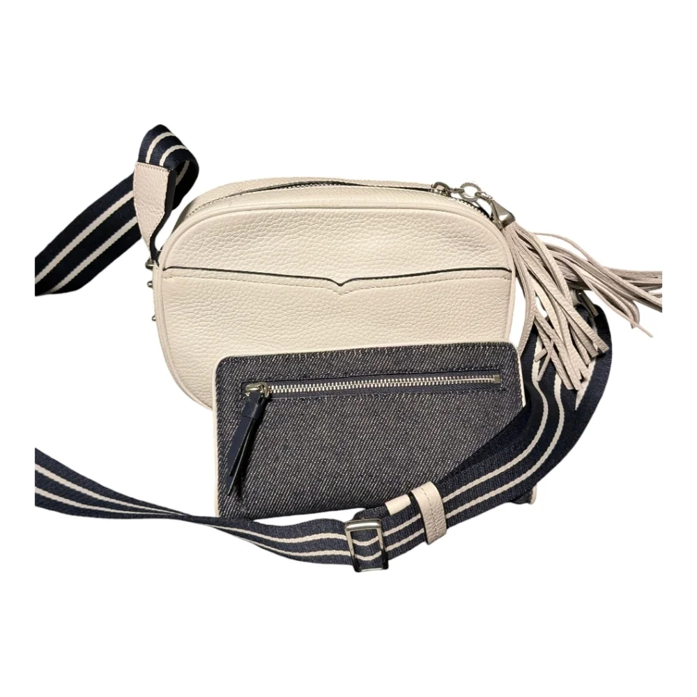 Kate Spade NEW Cameron Denim Colorblock Crossbody camera & Large Slim Wallet Set